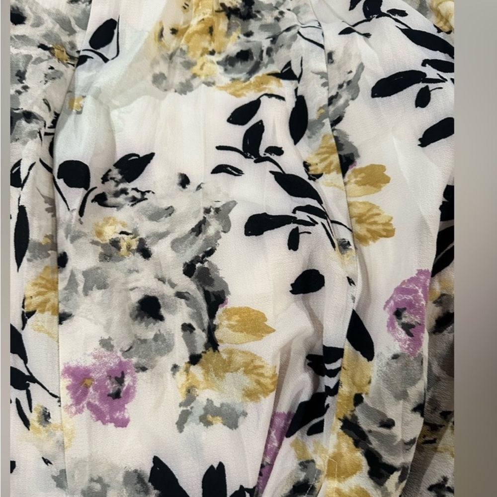Windsor Floral Maxi Dress - Black, Yellow, Gray, Purple